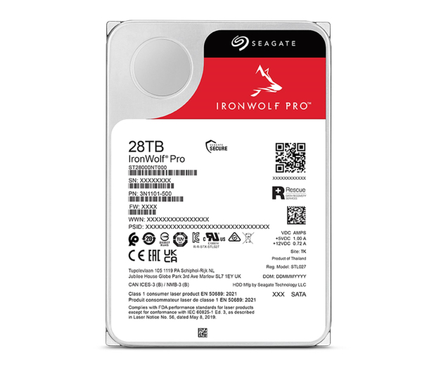Seagate IRONWOLF PRO 28TB 7200obr. 512MB - 1344649 - zdjęcie 4